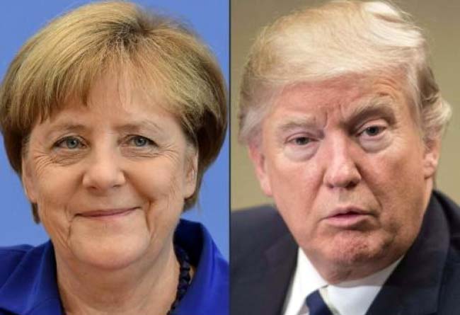 Trump, Merkel Confer on Situation in Afghanistan